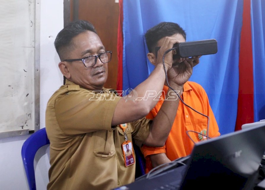 Rutan Pelaihari Hadirkan Layanan Adminduk, 116 Warga Binaan Rekam Data Kependudukan