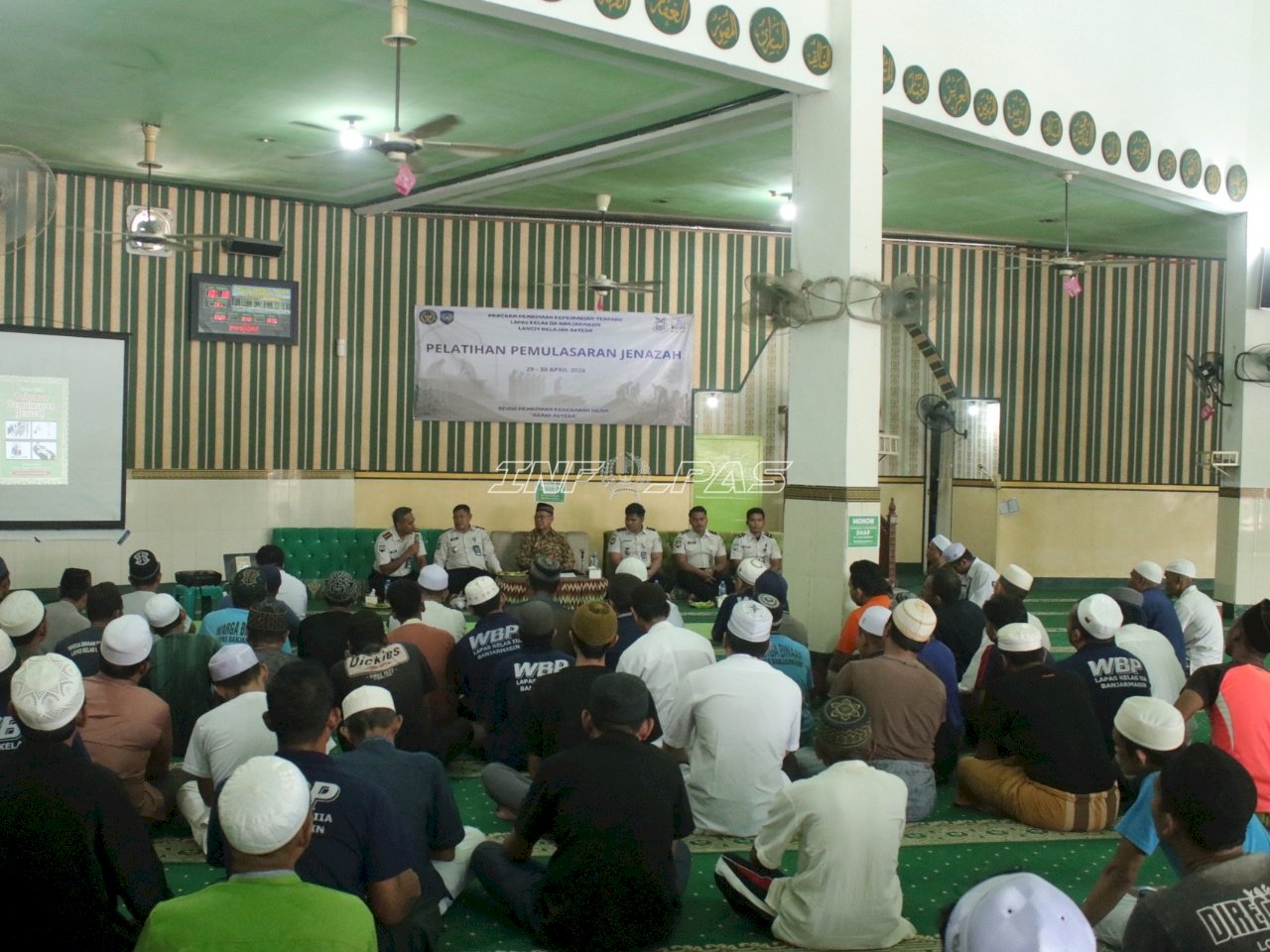 104 Warga Binaan Lapas Banjarmasin Ikuti Pelatihan Pemulasaran Jenazah