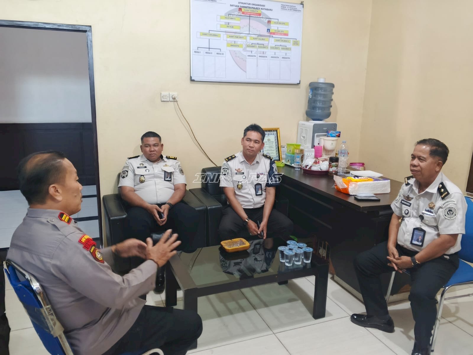 Lapas Kotabaru Perkuat Sinergi dengan Polres, Bahas Pengamanan dan Pencegahan Narkoba