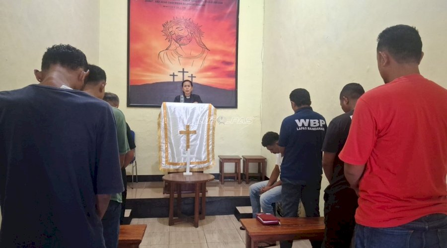 Lapas Bandanaira Dorong Perubahan Positif Warga Binaan melalui Pembinaan Rohani Kristen