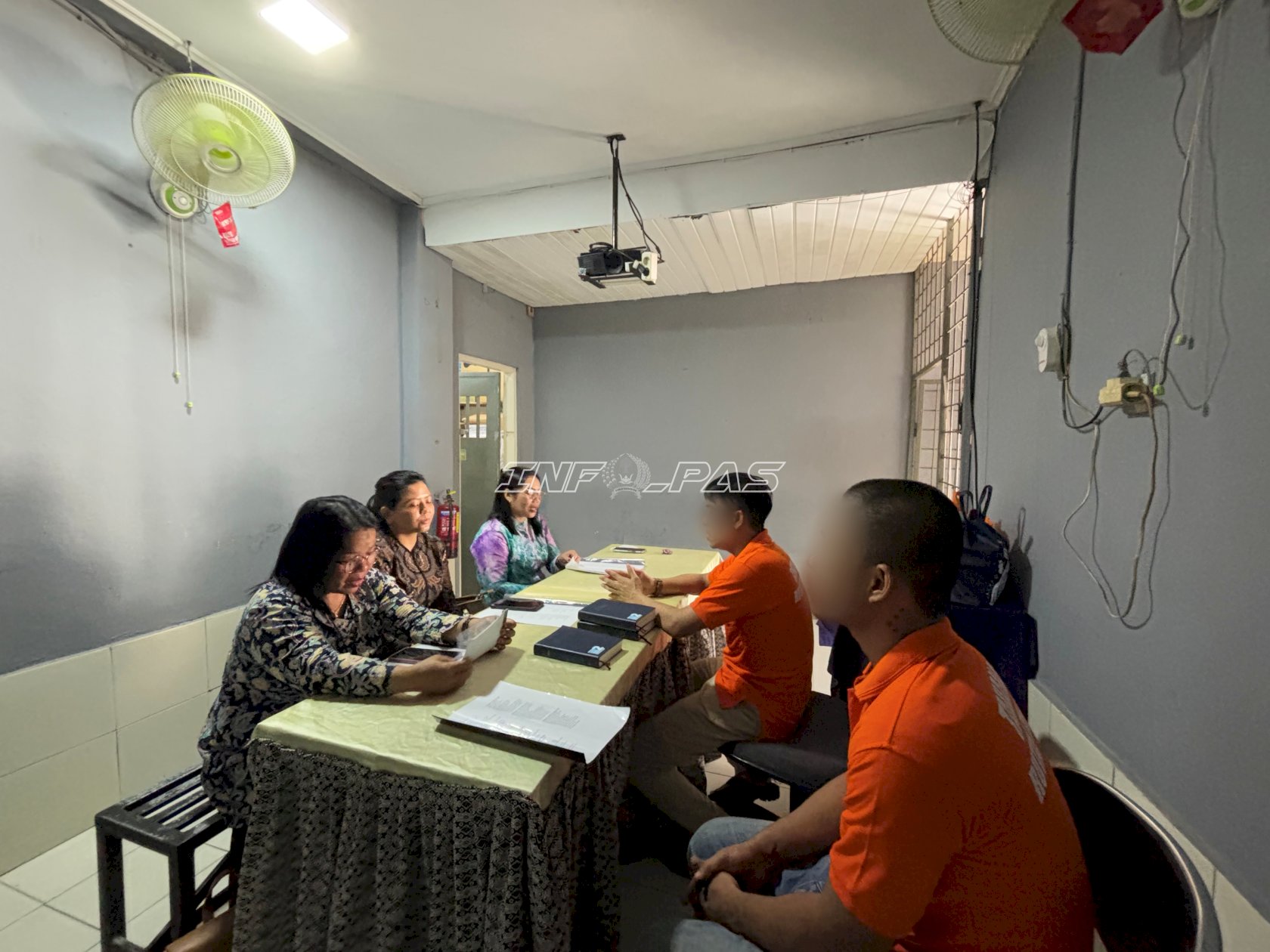 Bangun Keteguhan Iman, Rutan Tanjung Gelar Pembinaan Kerohanian bagi Warga Binaan Nasrani