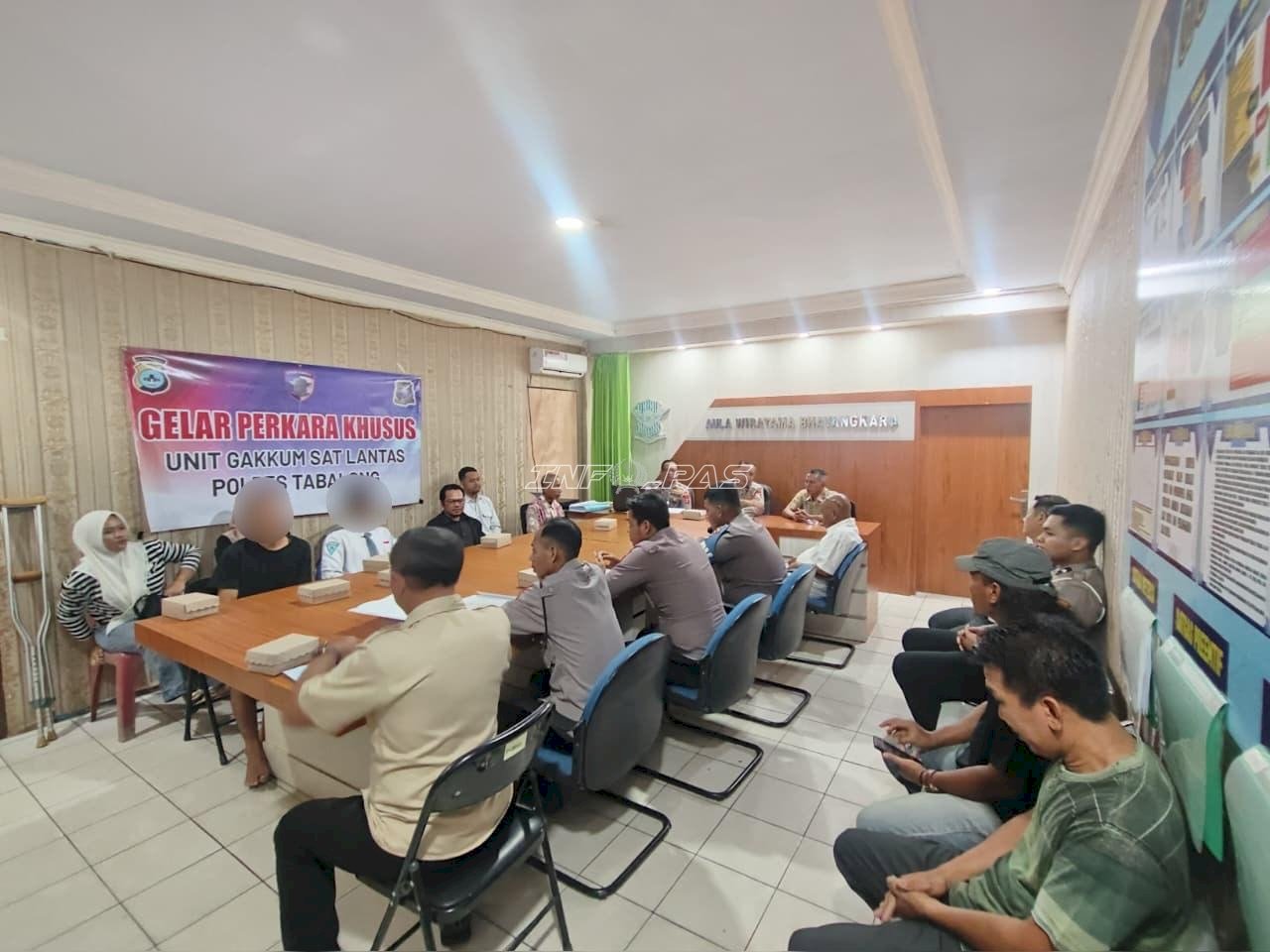 Disaksikan Banyak Pihak, Bapas Amuntai Dampingi ABH Selesaikan Perkara di Luar Proses Peradilan