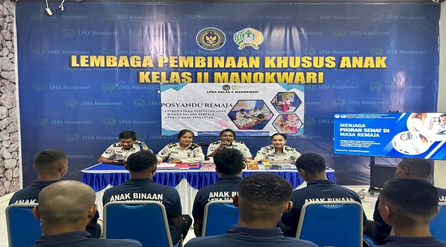 LPKA Manokwari Gelar Posyandu Remaja, Perkuat Layanan Kesehatan Anak Binaan 