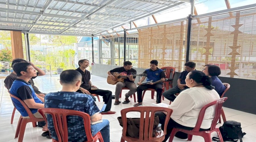 Kebaktian di Lapas Narkotika Karang Intan, Momentum Penguatan Iman dan Introspeksi Warga Binaan