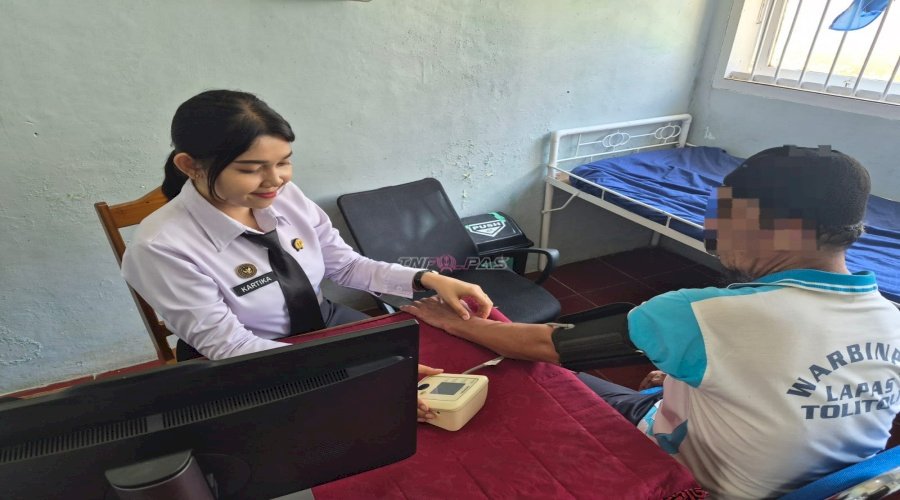 Lapas Tolitoli Tingkatkan Layanan Kesehatan Warga Binaan Lansia