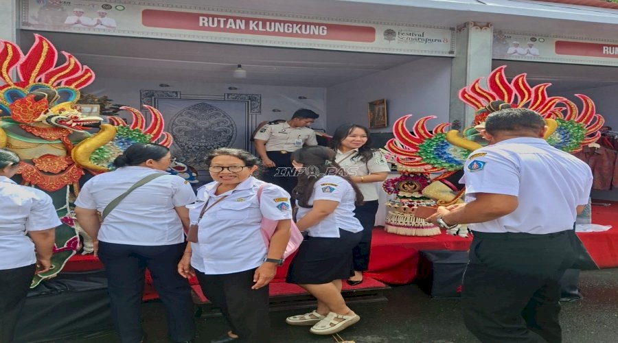 Stan Rutan Klungkung Curi Perhatian di Semarapura Festival 2026 lewat Kreativitas Warga Binaan