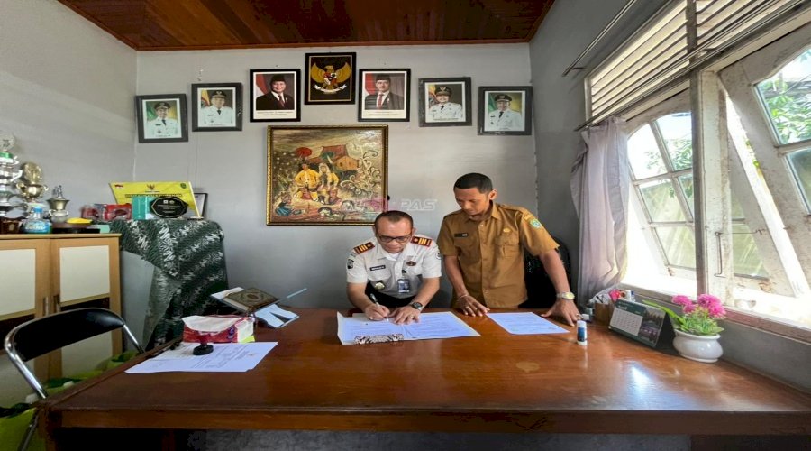 Rutan Rantau dan Kel. Rangda Malingkung Sepakati PKS Pembentukan Desa/Kelurahan Binaan 