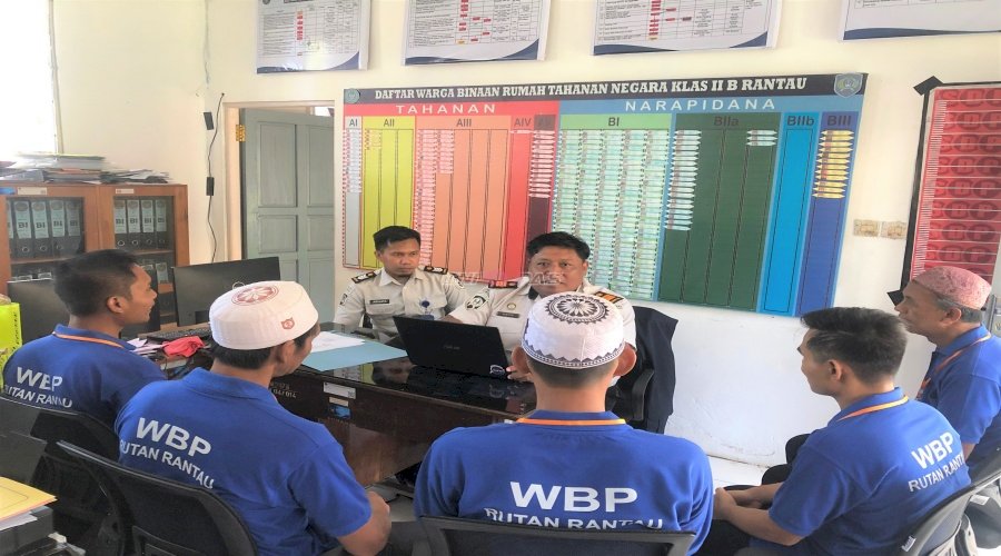 PK Bapas Amuntai Perkuat Litmas, Dalami Asesmen dan Perkembangan Pembinaan Warga Binaan Rutan Rantau