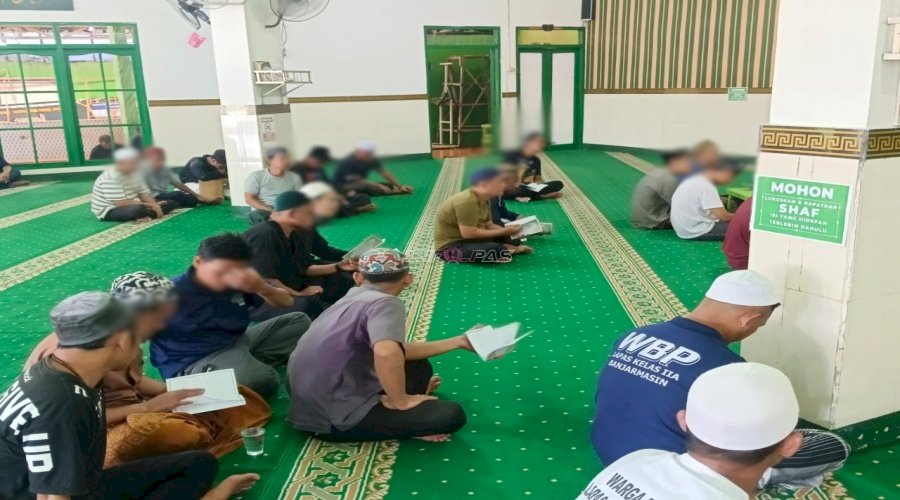Lapas Banjarmasin Perkuat Pembinaan Spiritual Warga Binaan
