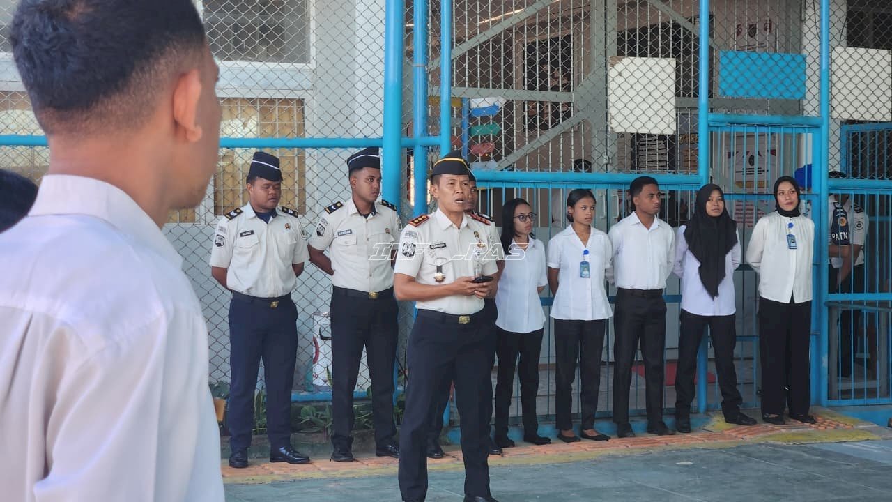 Perkuat Keamanan dan Pembinaan, Kalapas Kalabahi Sampaikan Arahan Dirjenpas