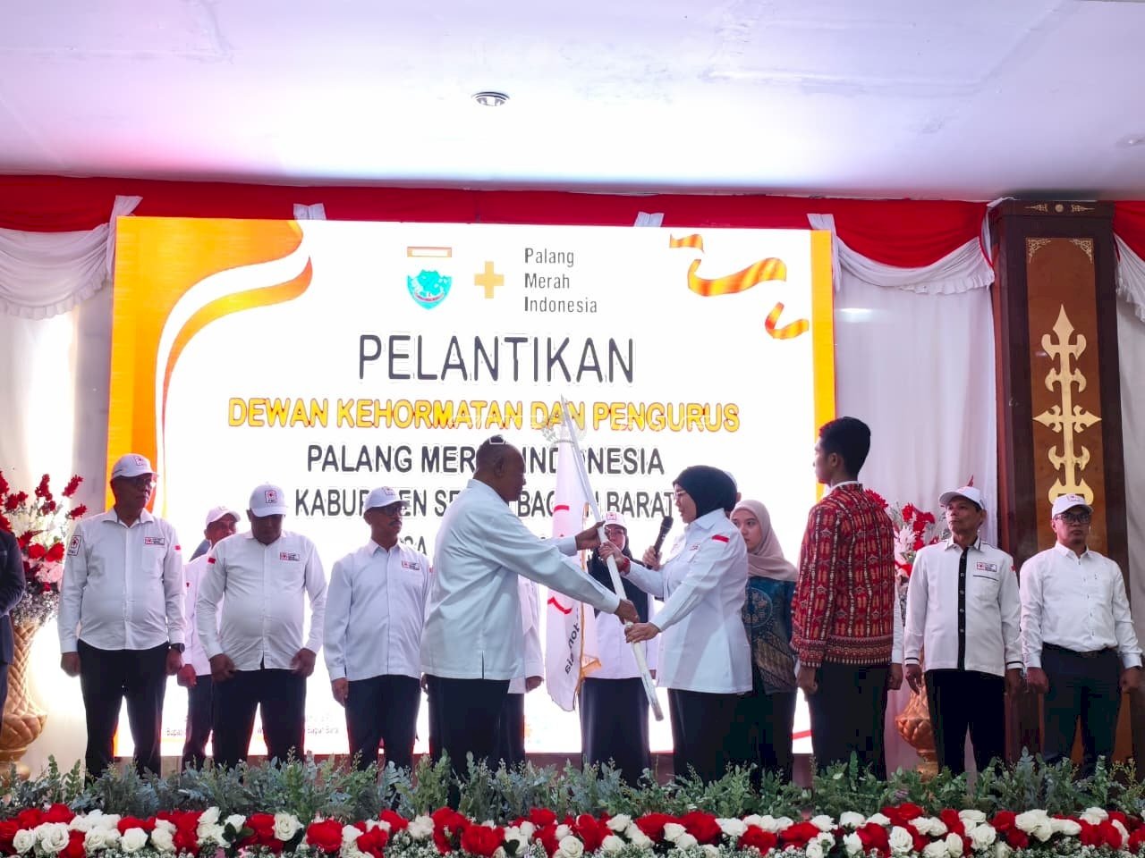 Hadiri Pelantikan PMI SBB, Lapas Piru Perkuat Sinergi Sosial dan Kemanusiaan