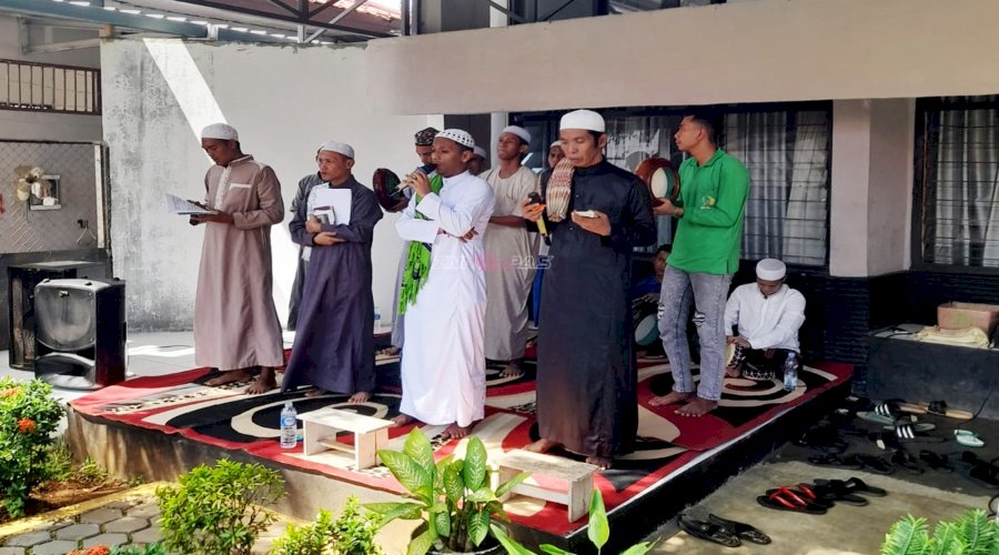 Maulid Habsyi Warga Binaan Curi Perhatian Pengunjung Rutan Pelaihari