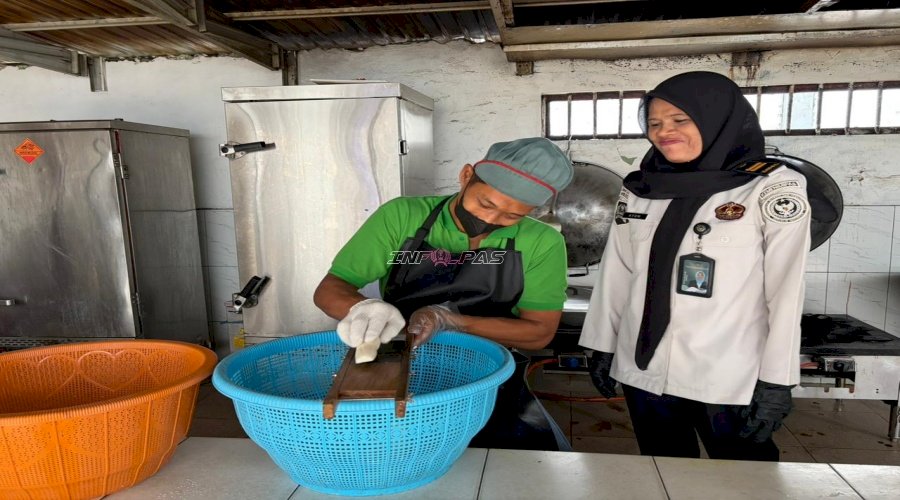 Rutan Rantau Kembali Laksanakan Pembuatan Keripik Singkong RuRa