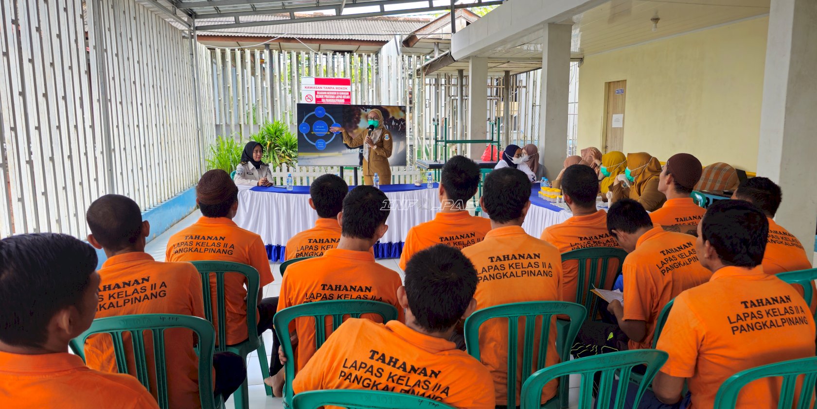 40 Warga Binaan Lapas Pangkalpinang Ikuti VCT Mobile dan Skrining Penyakit Menular
