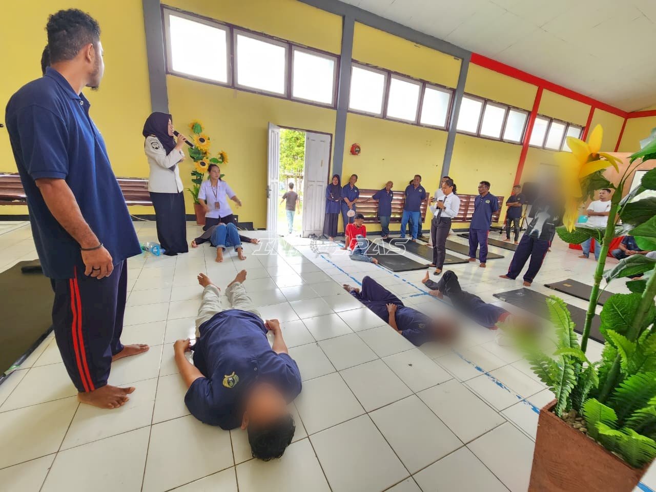 Simulasi BHD di Lapas Tual, Warga Binaan Dibekali Keterampilan Penanganan Darurat