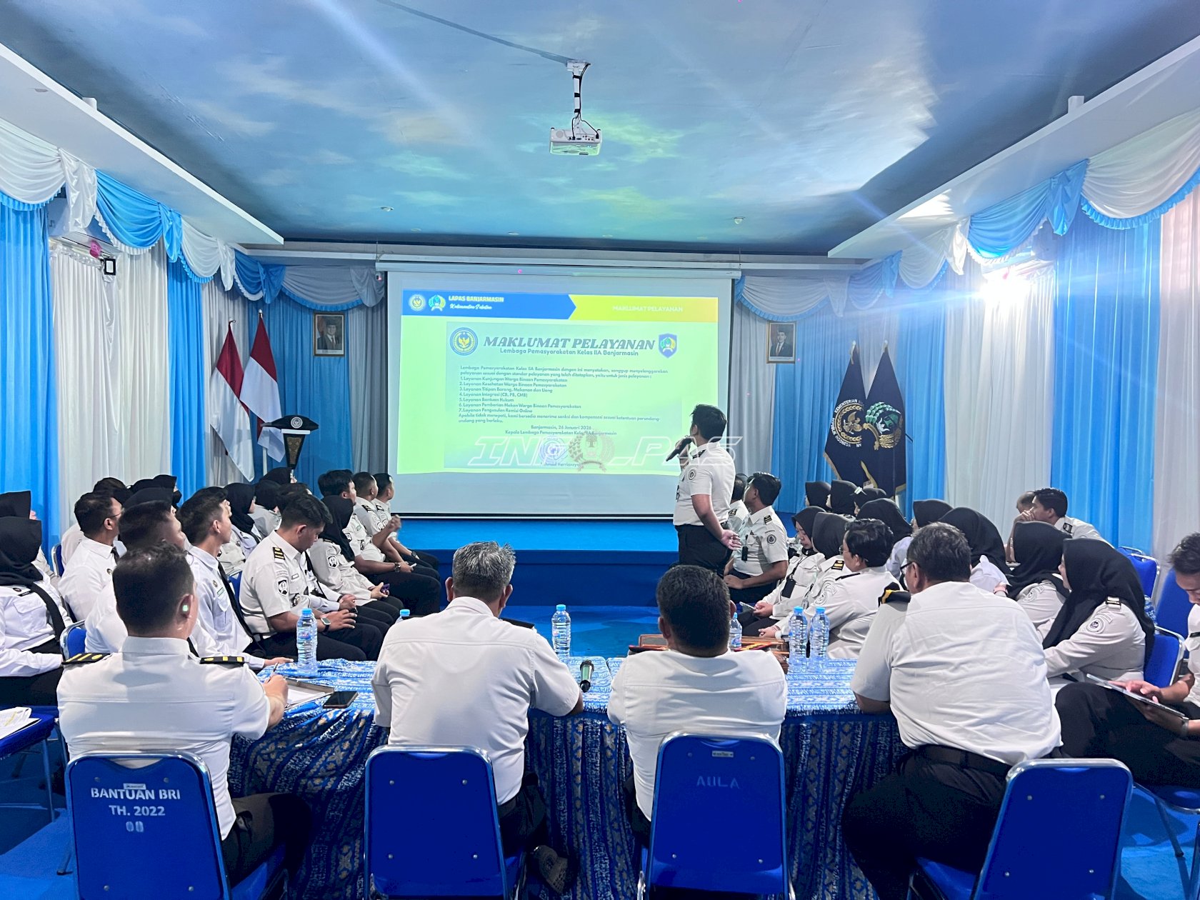 Evaluasi Zona Integritas, Kanwil Ditjenpas Kalsel Kawal Lapas Banjarmasin Raih WBK