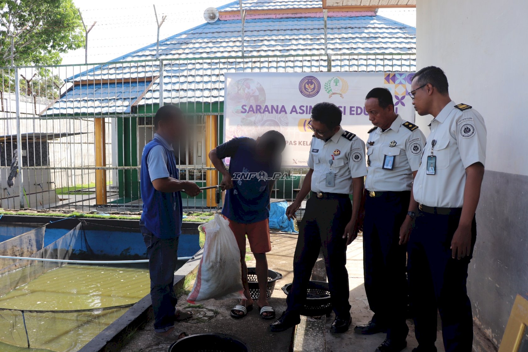 Budidaya Lele Berhasil, Warga Binaan Lapas Tanjung Panen 18 Kg