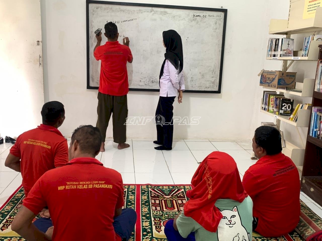 Kanwil Ditjenpas Sulbar Dukung Program Berantas Buta Aksara di Rutan Pasangkayu