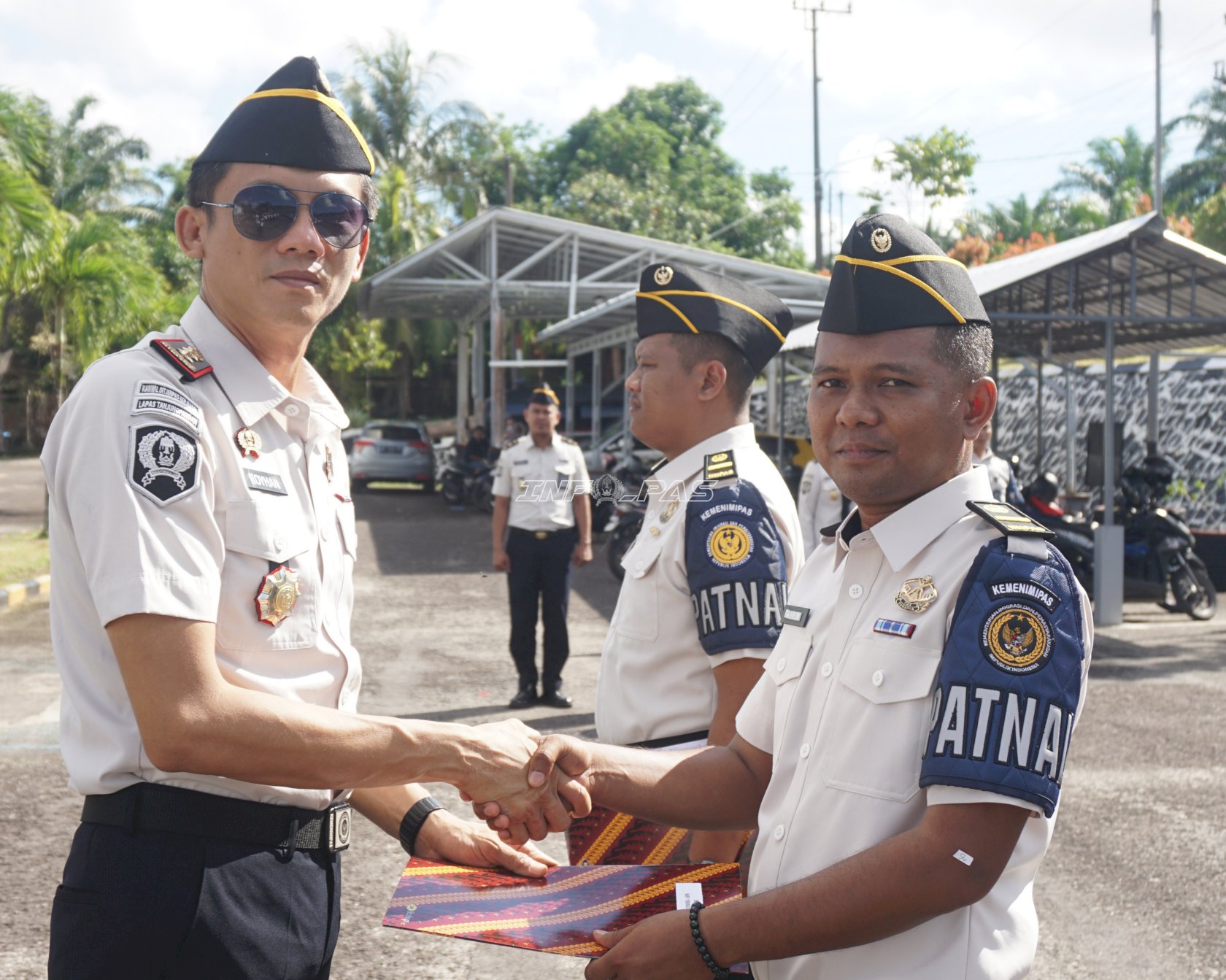 Apresiasi Kinerja, Lapas Tanjungpandan Kukuhkan Kenaikan Pangkat Dua Pegawai