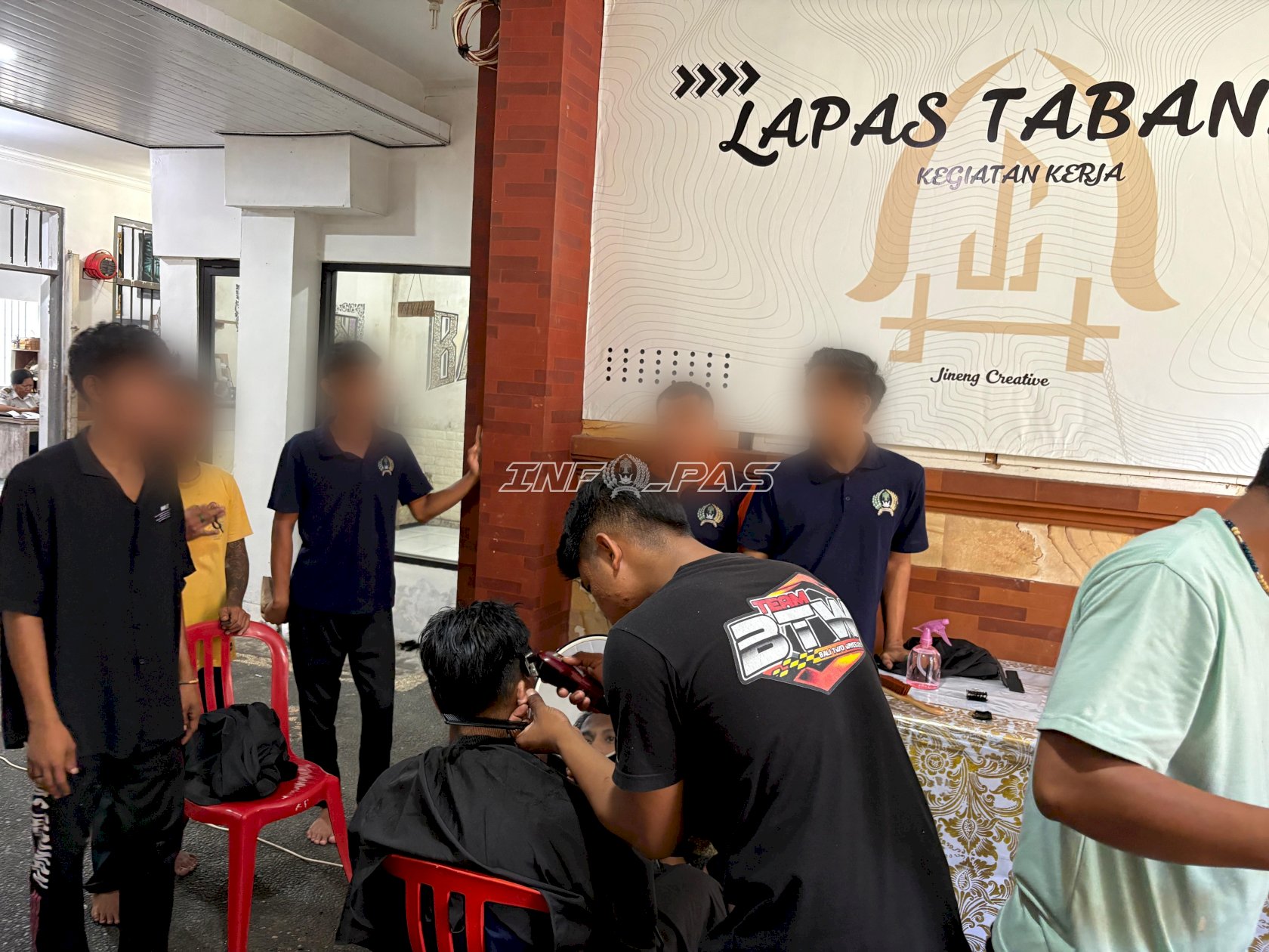 Pelatihan Pangkas Rambut di Lapas Tabanan Bekali Warga Binaan Keterampilan Kerja