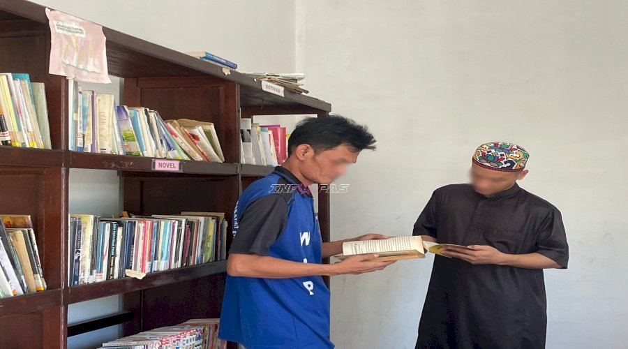 Dari Perpustakaan Lapas Tanjung, Warga Binaan Bangun Wawasan dan Literasi