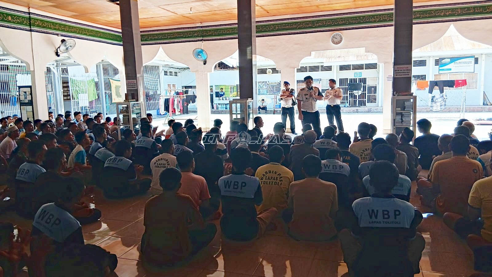 Bangun Lapas Kondusif, Kalapas Tolitoli Beri Pengarahan kepada Warga Binaan