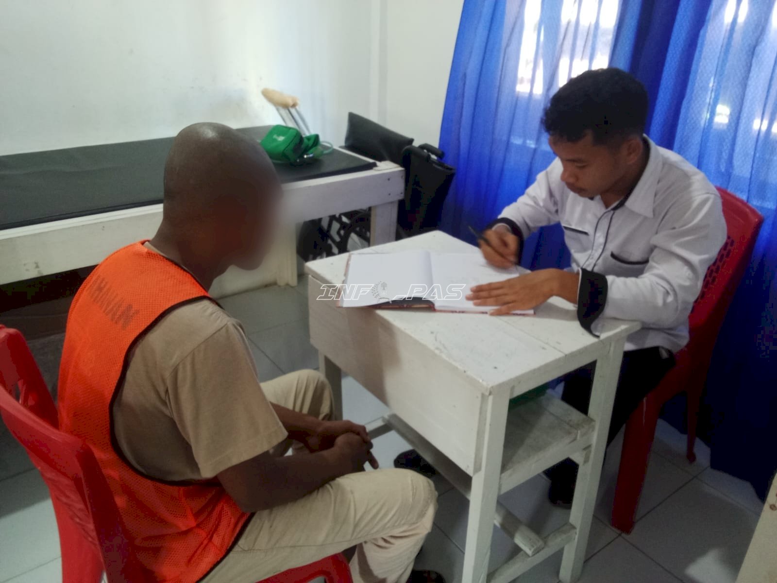 Perketat Deteksi Dini, Lapas Wahai Tes Urine dan Cek Kesehatan Tahanan Baru