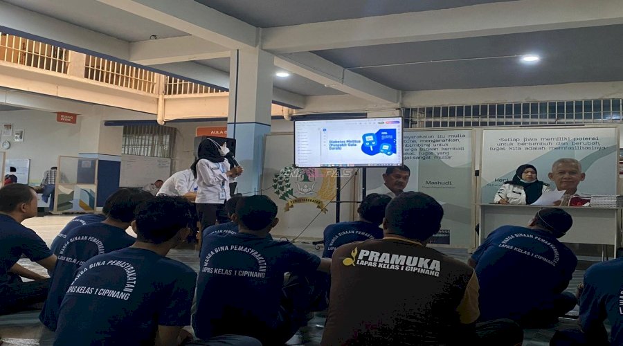 Lapas Kelas I Cipinang Optimalkan Kader Kesehatan, Bangun Hunian Sehat dan Responsif