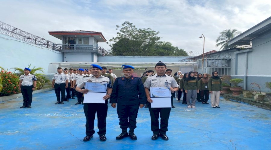 Lapas Sekayu Berikan Penghargaan Petugas Teladan, Dorong Kinerja dan Integritas Petugas