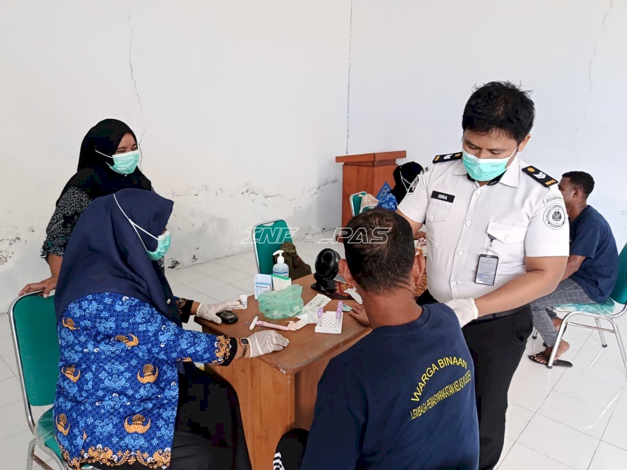 Lapas Geser Gandeng Puskesmas Gelar Skrining TB-HIV dan Pemeriksaan Kesehatan Gratis