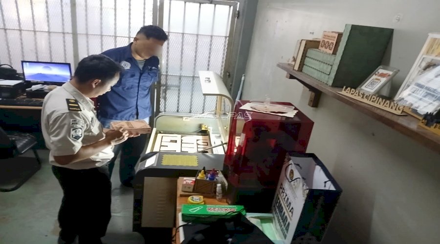 Transfer Knowledge, Warga Binaan Lapas Kelas Cipinang Operasikan Mesin CNC Secara Mandiri