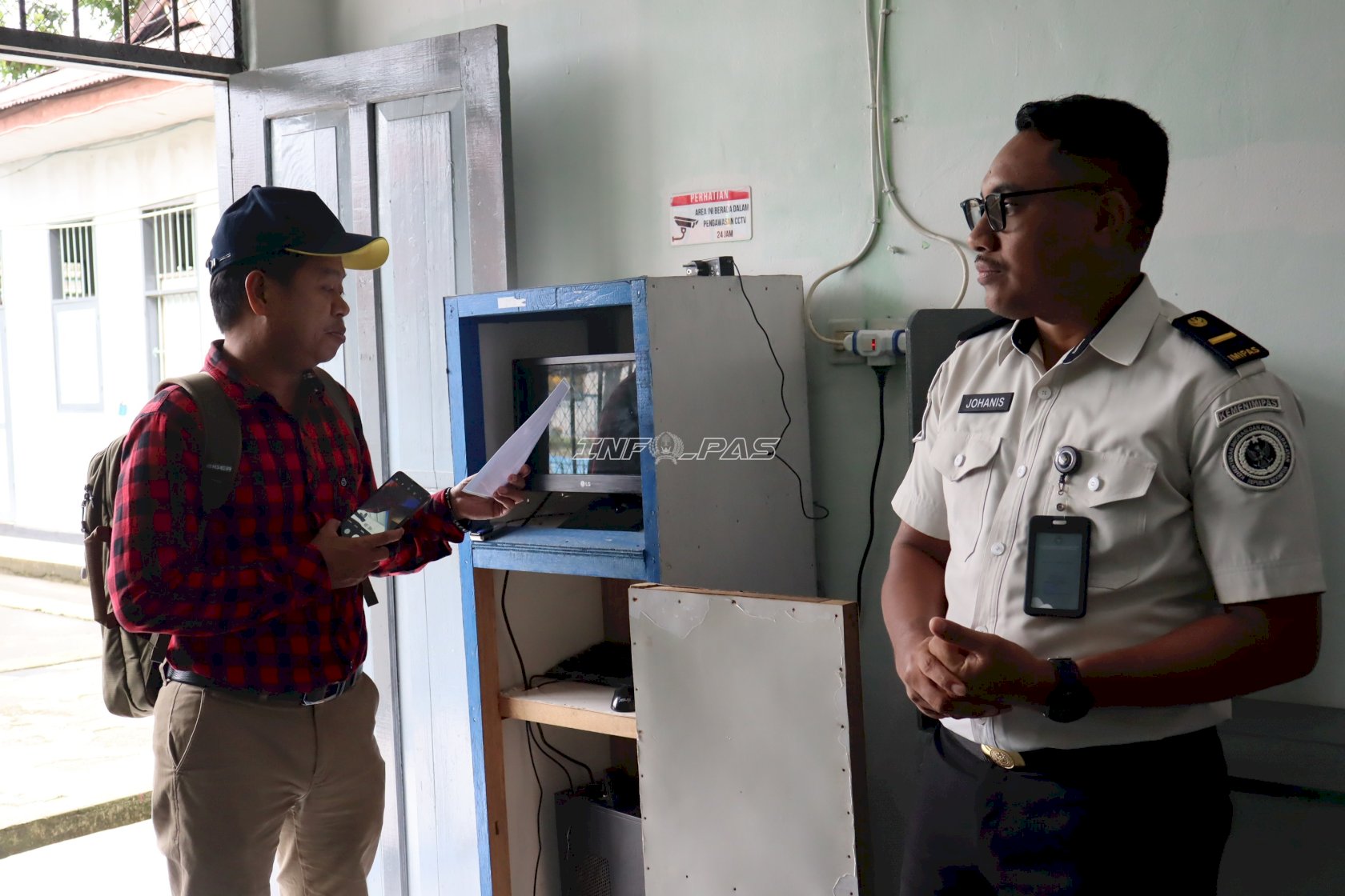 Optimalkan PNBP, Lapas Ambon Terima Kunjungan KPKNL Lakukan Pengukuran Lahan