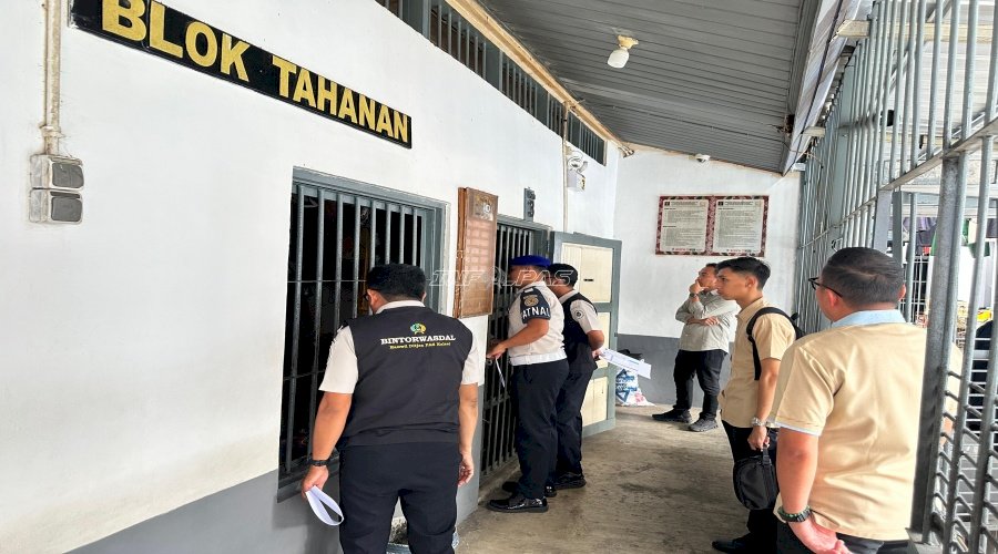 Kanwil Ditjenpas Kalsel Cek Rutan Kandangan, Pastikan Keamanan Jelang Sertijab Karutan