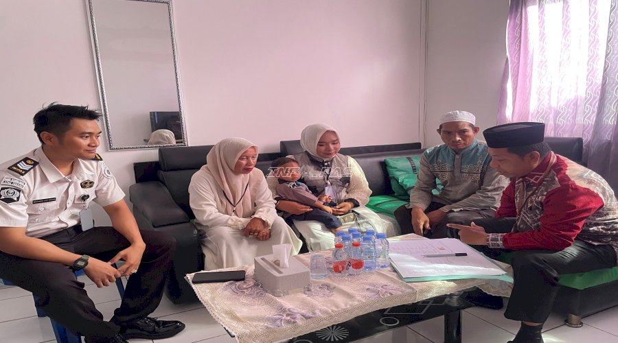 Lapas Tanjung Fasilitasi Prosesi Perwalian Nikah Anak Warga Binaan bersama KUA Kec. Kelua