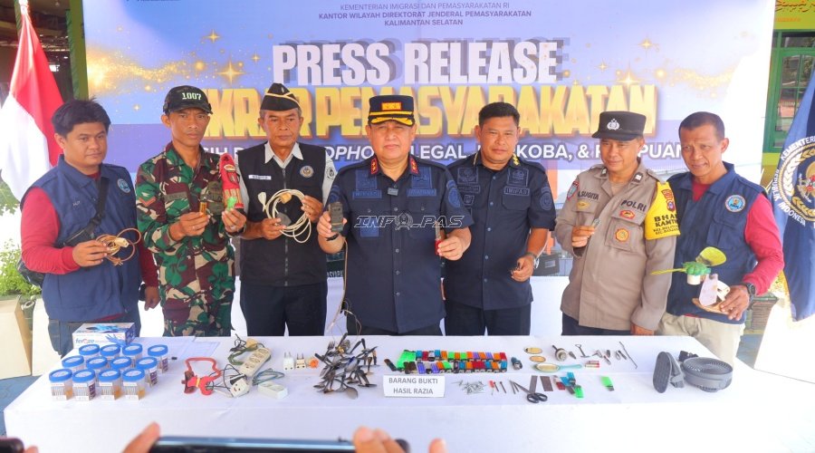 Pemasyarakatan Kalsel Berikrar Bersih dari Handphone Ilegal, Narkoba, dan Penipuan