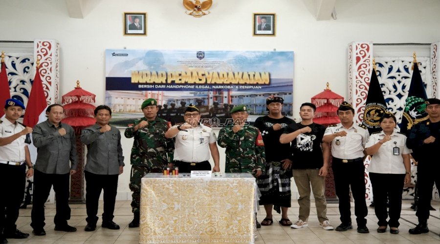 Ikrar Pemasyarakatan Bersih, Lapas Tabanan Perangi Handphone Ilegal, Narkoba dan Penipuan