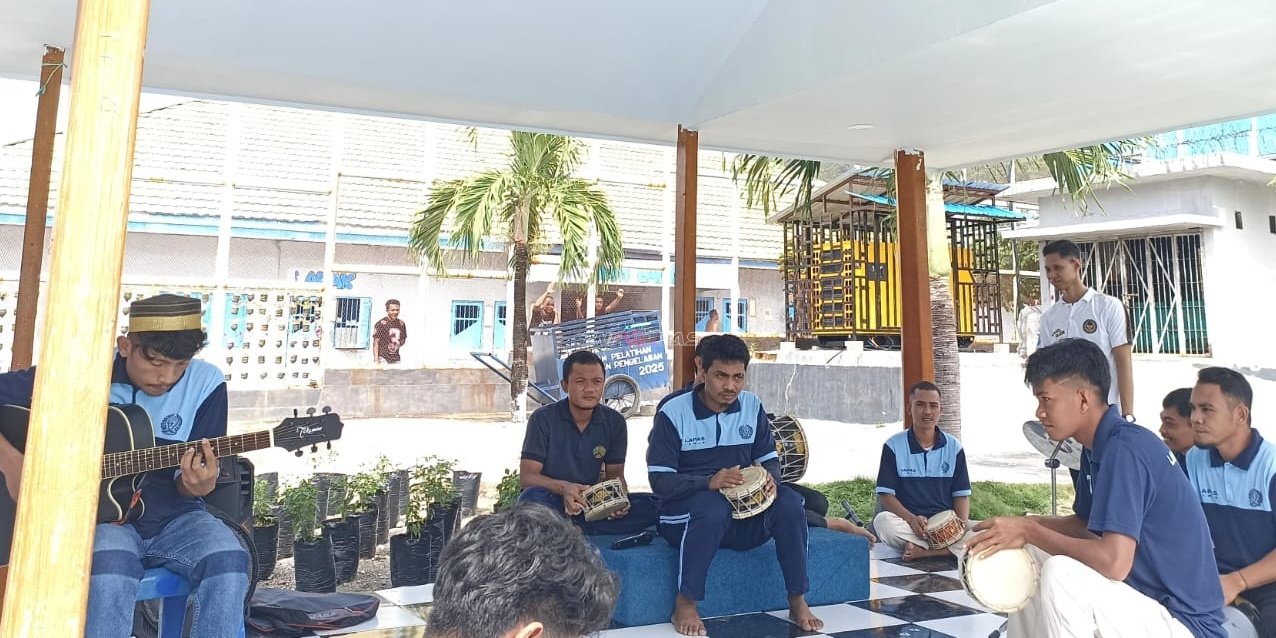Gema Selawat dari Lapas Luwuk, Warga Binaan Tekuni Seni Marawis