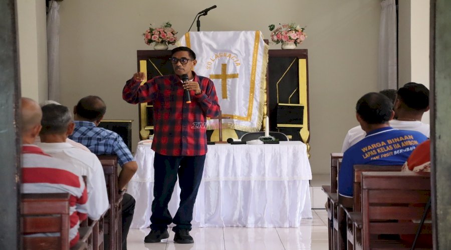 Sukacita Terpancar pada Ibadah Buka Usbu Gereja Solagracia Lapas Ambon