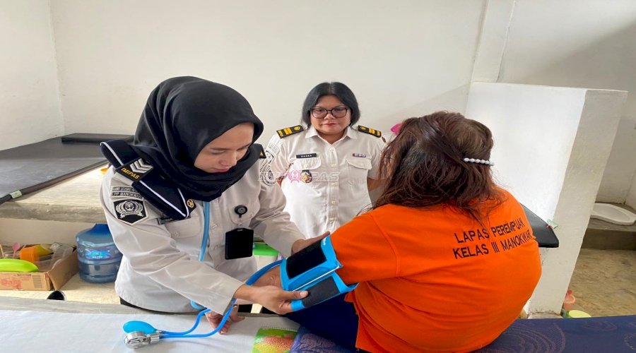 Lapas Perempuan Manokwari Pantau Kesehatan Warga Binaan Setiap Hari