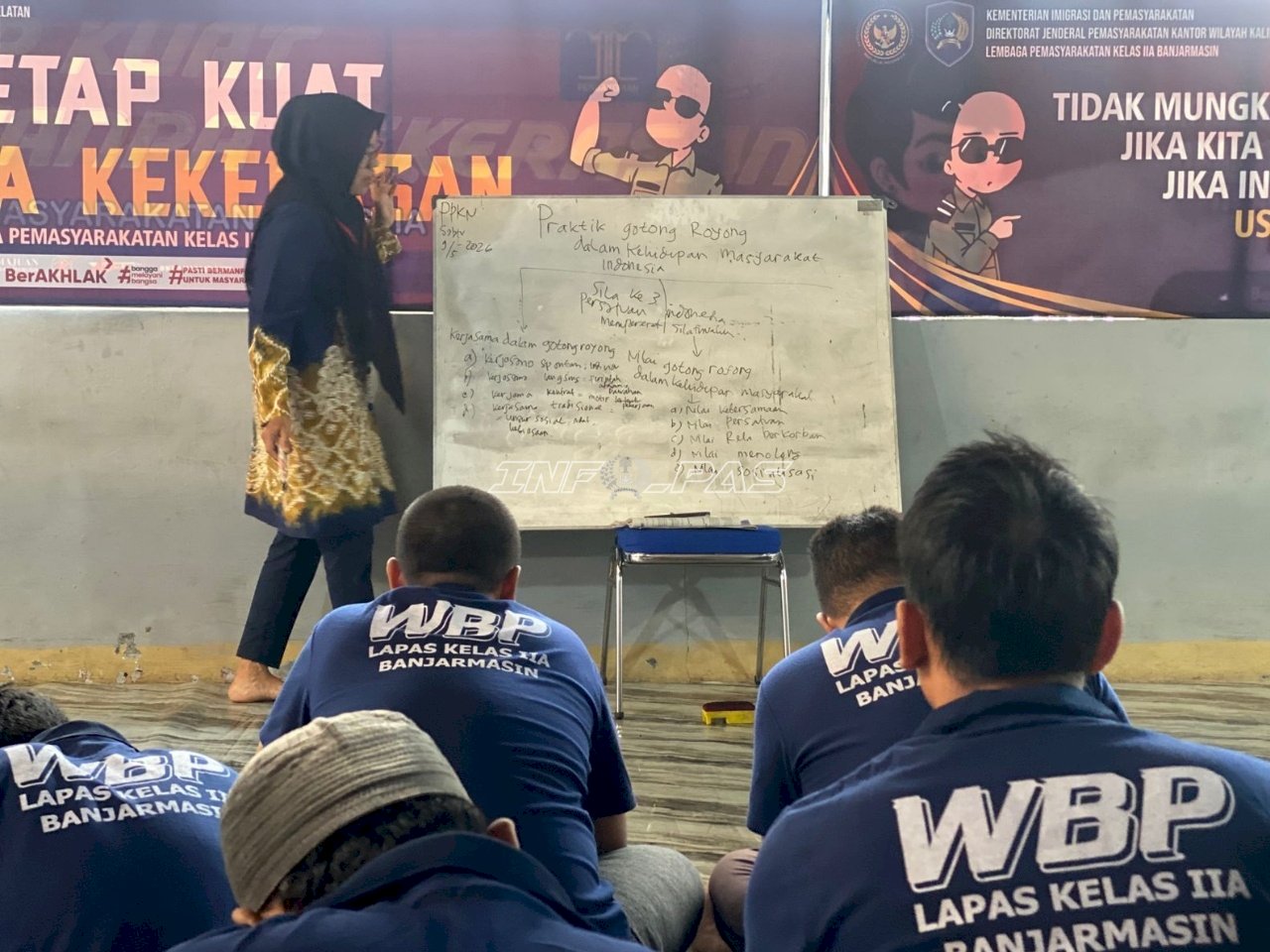 Tingkatkan Literasi dan Wawasan Kebangsaan, Lapas Banjarmasin Intensifkan Pendidikan Kesetaraan