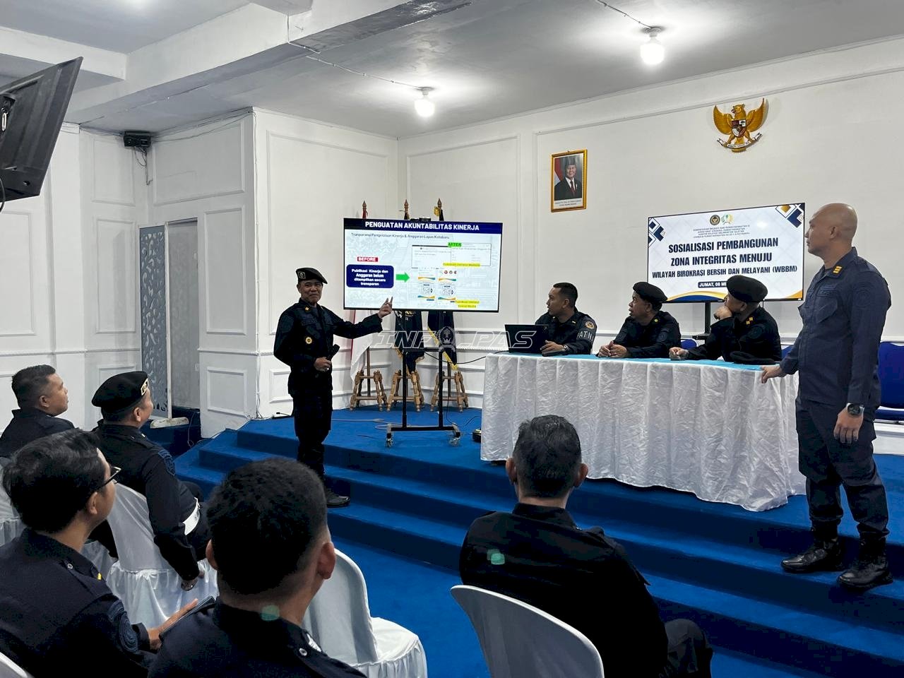 Wujudkan Birokrasi Bersih dan Melayani, Lapas Kotabaru Sosialisasikan Pembangunan Zona Integritas