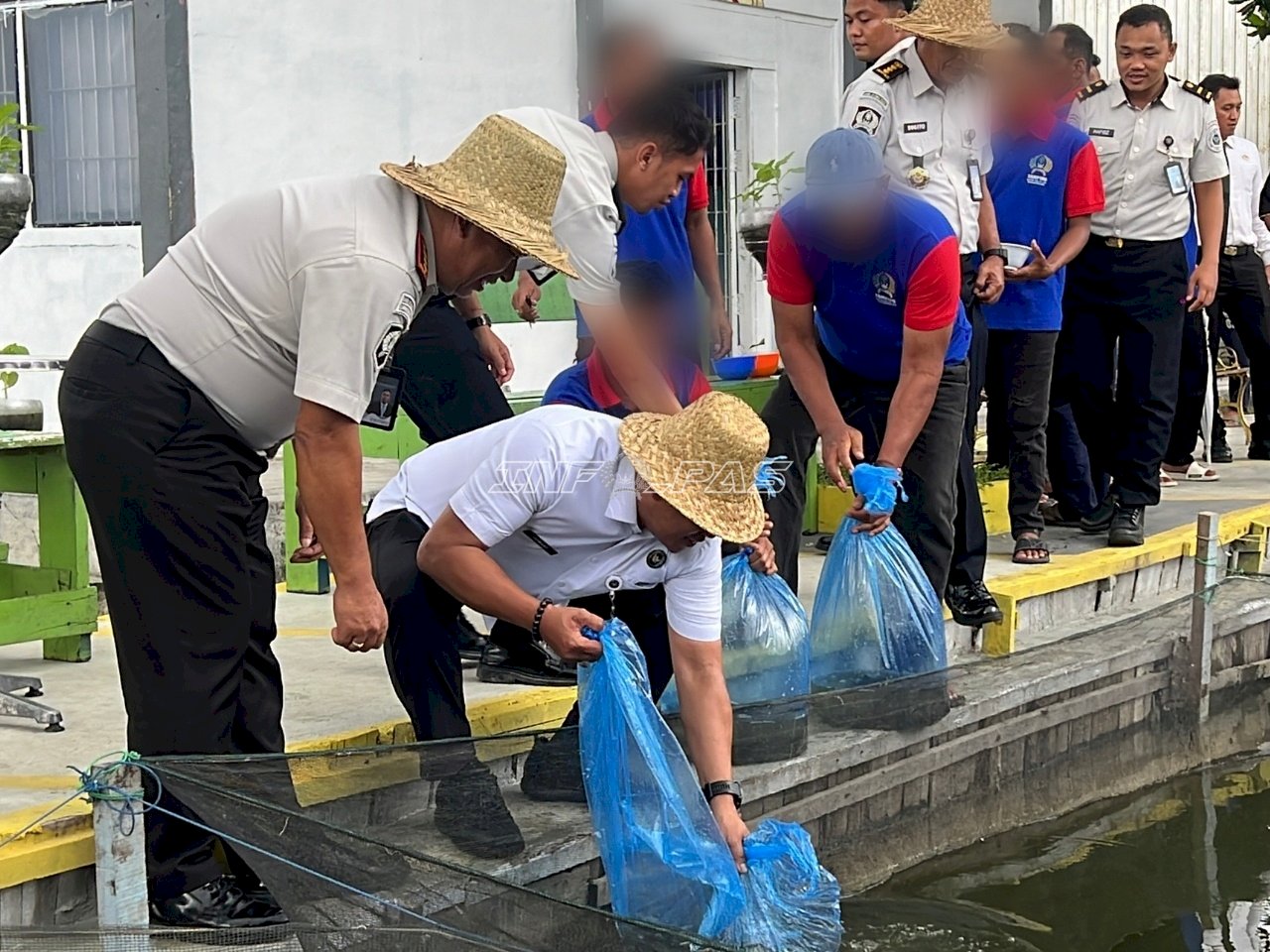 Program Pembinaan & Ketahanan Pangan Lapas Banjarmasin Tuai Apresiasi Kemenko Kumham Imipas