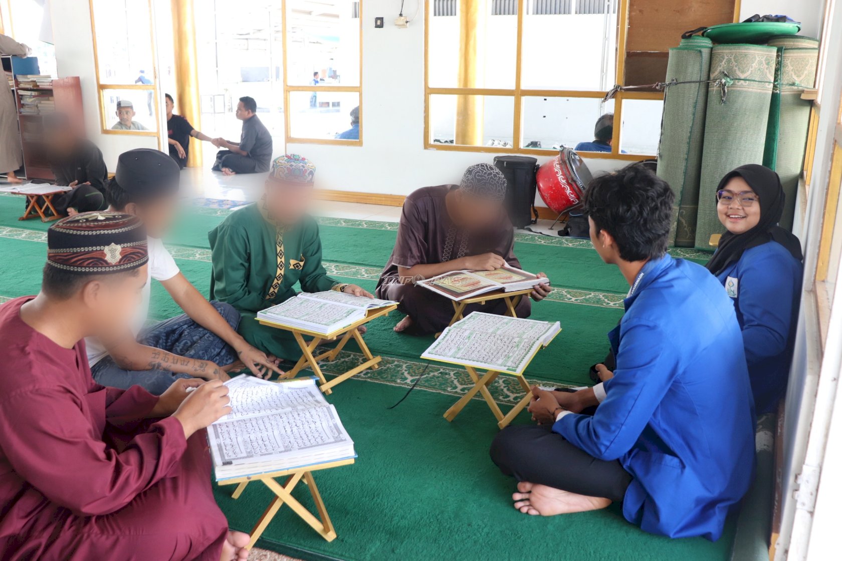 Lapas Tanjung Latih Warga Binaan Tajwid dan Ceramah melalui Pembinaan Keagamaan