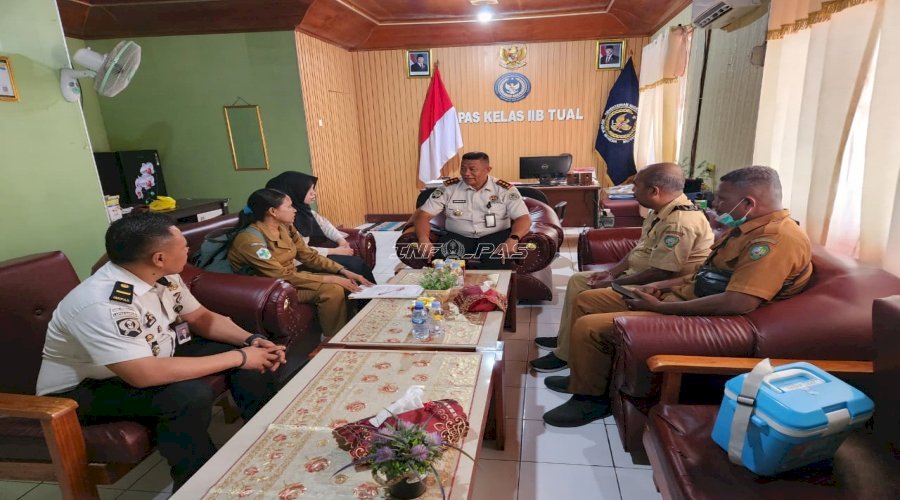 Lapas Tual Gandeng Dinkes Kab. Malra Lakukan Quality Control Depot Air dan IPAL Dapur