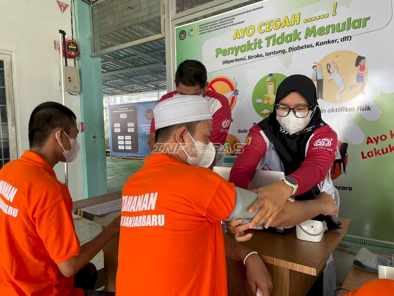 Lapas Banjarbaru Perkuat Pengawasan Kesehatan, 100 Warga Binaan Jalani Skrining Penyakit Menular