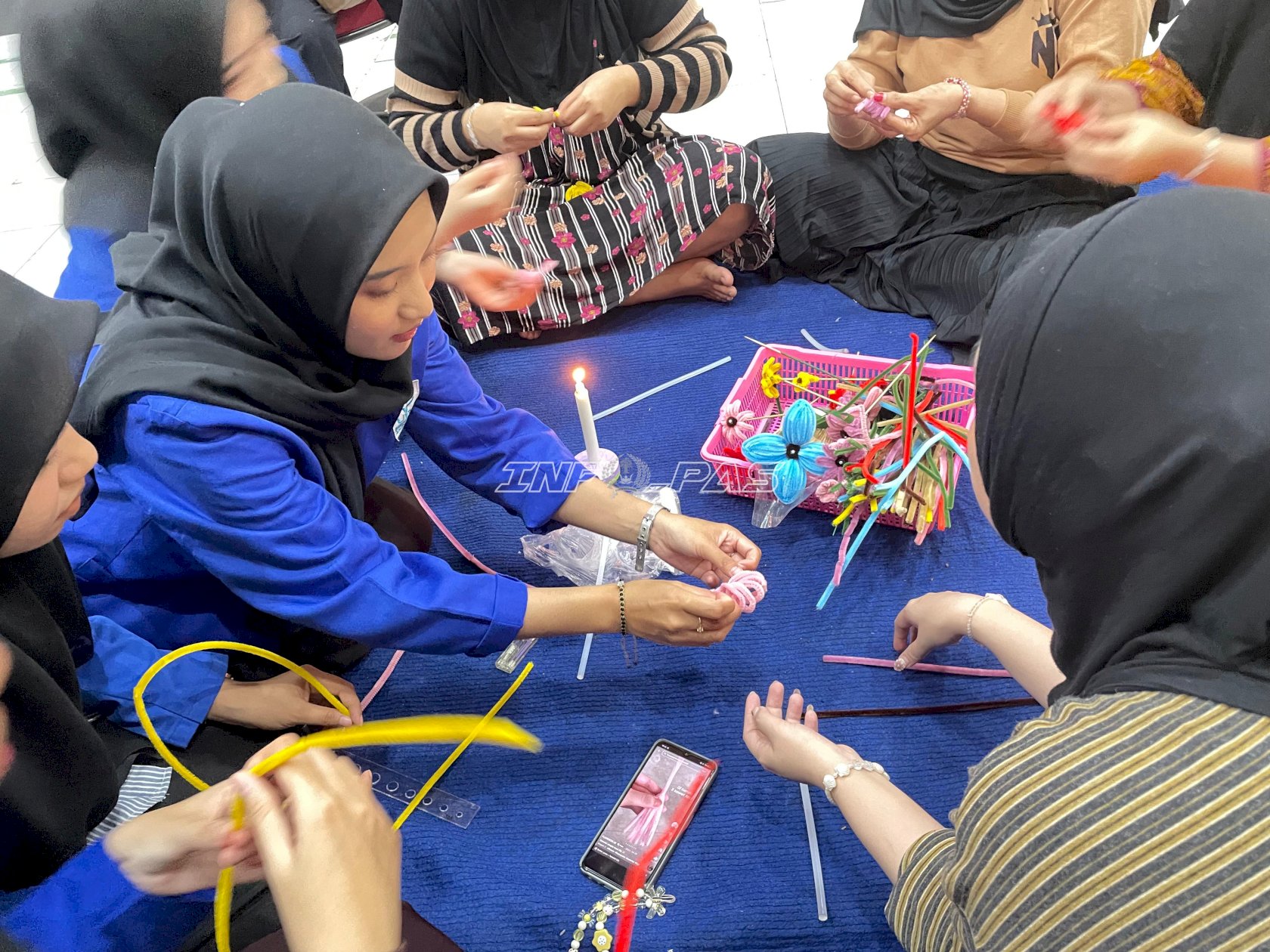Pelatihan Bunga Hias di Rutan Barabai Asah Kreativitas Warga Binaan Perempuan