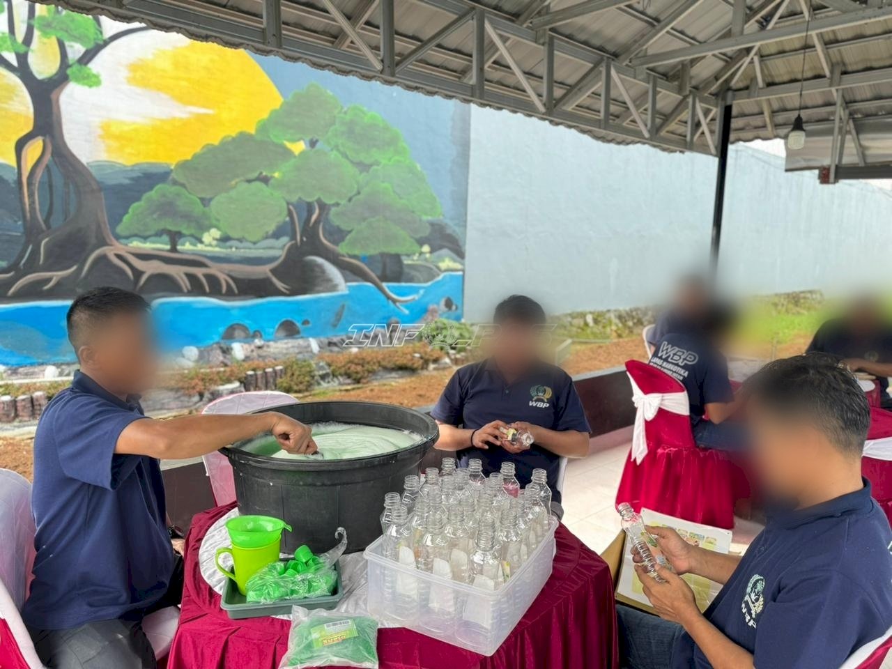 Warga Binaan Lapas Narkotika Karang Intan Produksi Sabun Cuci Piring Bernilai Jual