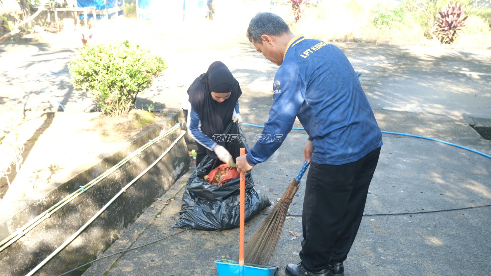 Ciptakan Lingkungan Kerja Nyaman, Jajaran Kanwil Ditjenpas Babel Gelar Gotong Royong