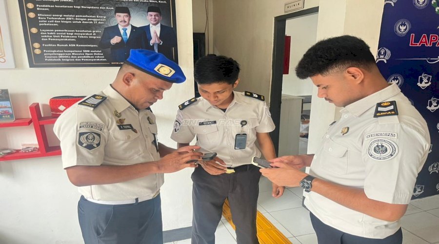 Berantas Judi Online, Satops Patnal Lapas Wahai Periksa Gawai dan Media Sosial Petugas