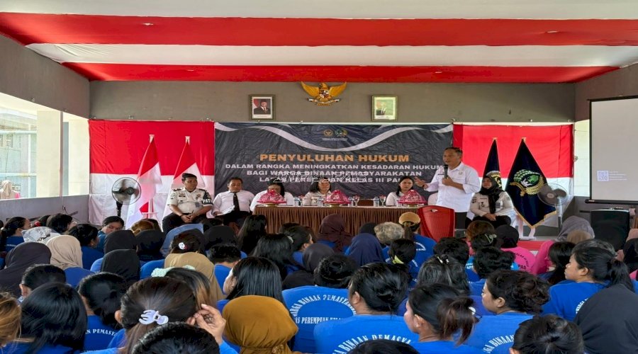 Kolaborasi Lapas Perempuan Palu dan Kanwil Kemenkum Sulteng Tingkatkan Kesadaran Hukum Warga Binaan